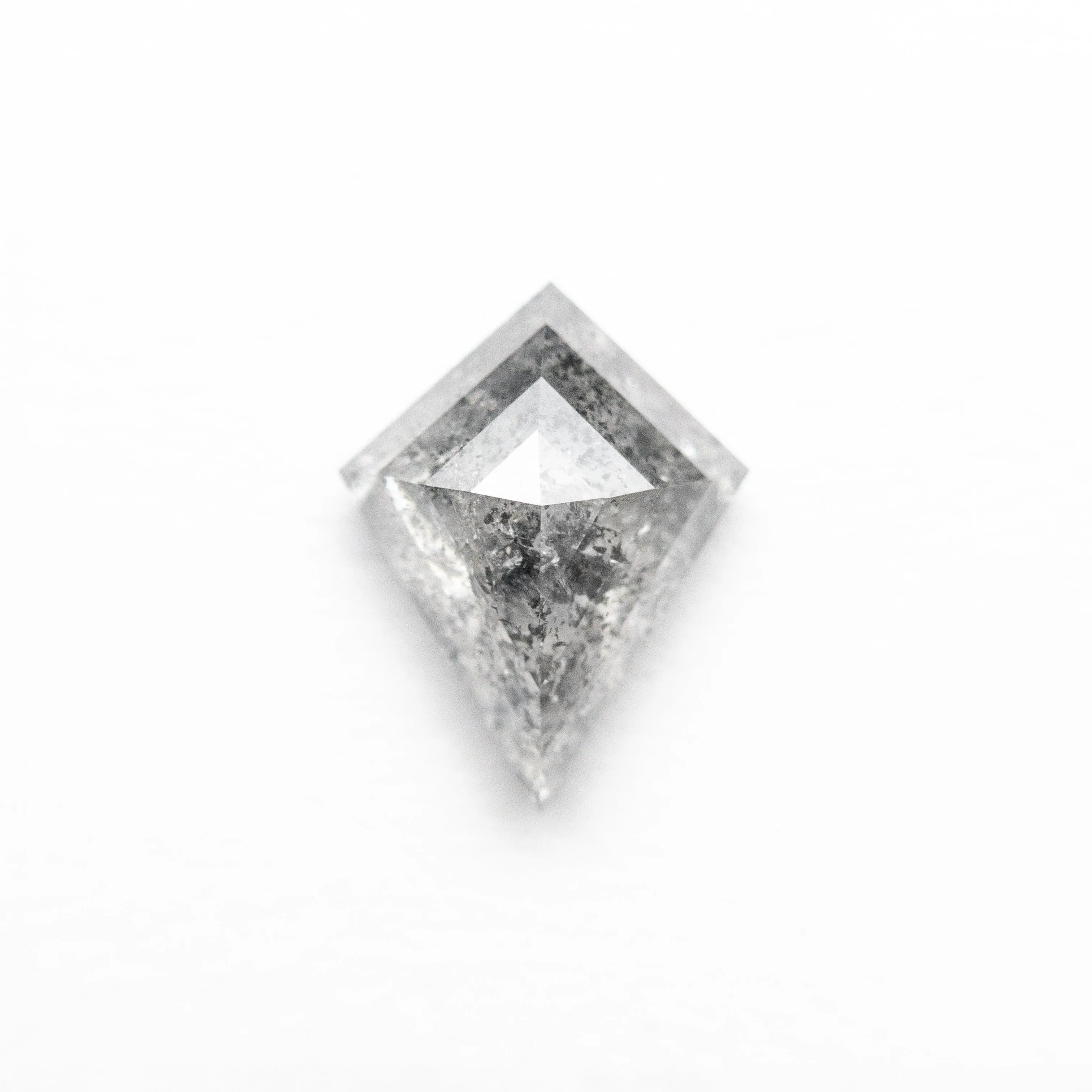 1.03 CARAT CANADIAN SALT AND PEPPER DOUBLE CUT KITE DIAMOND