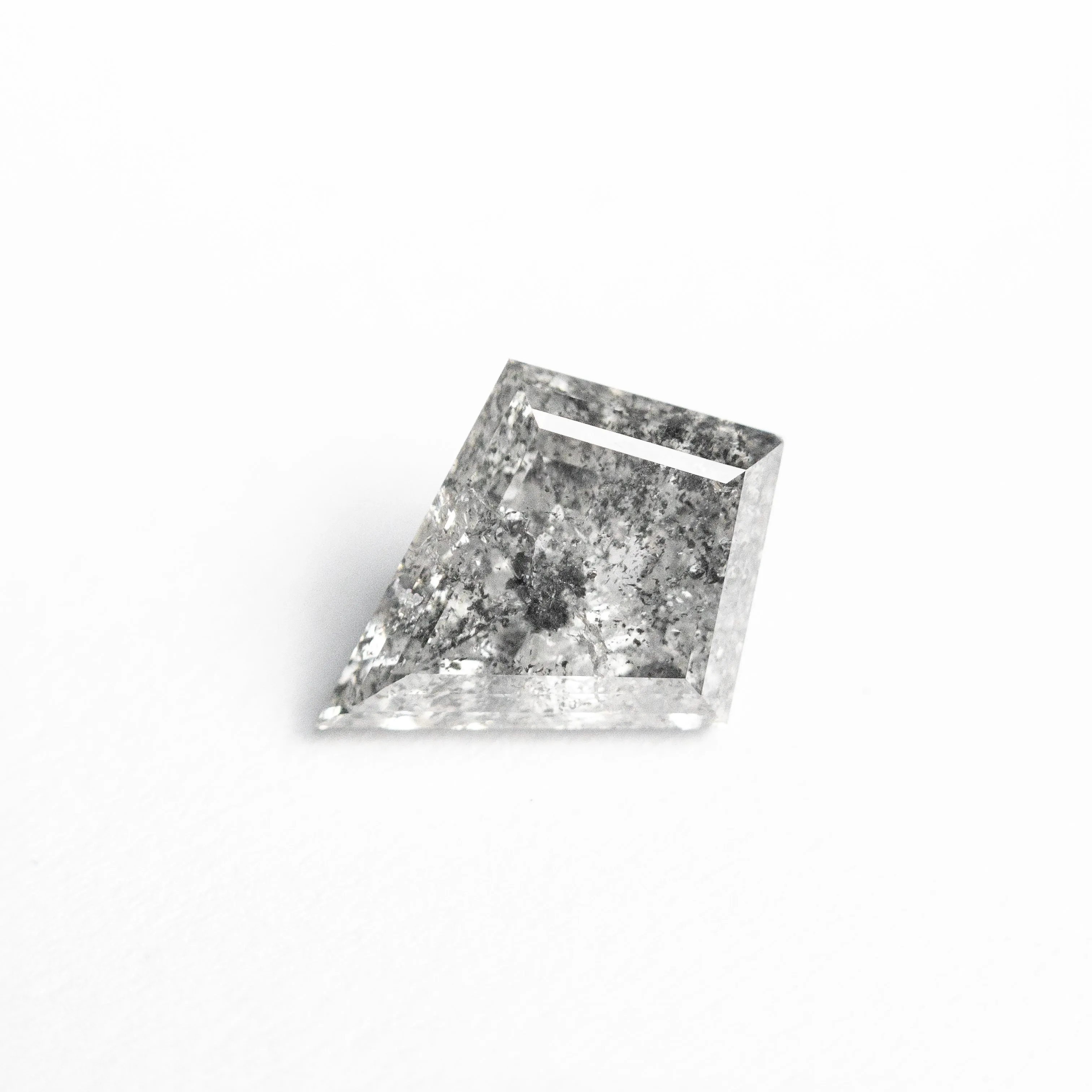 1.03 CARAT CANADIAN SALT AND PEPPER DOUBLE CUT KITE DIAMOND