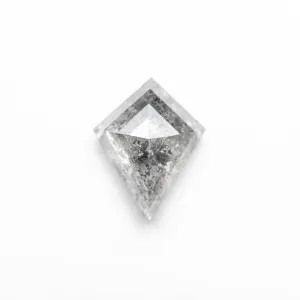 1.03 CARAT CANADIAN SALT AND PEPPER DOUBLE CUT KITE DIAMOND