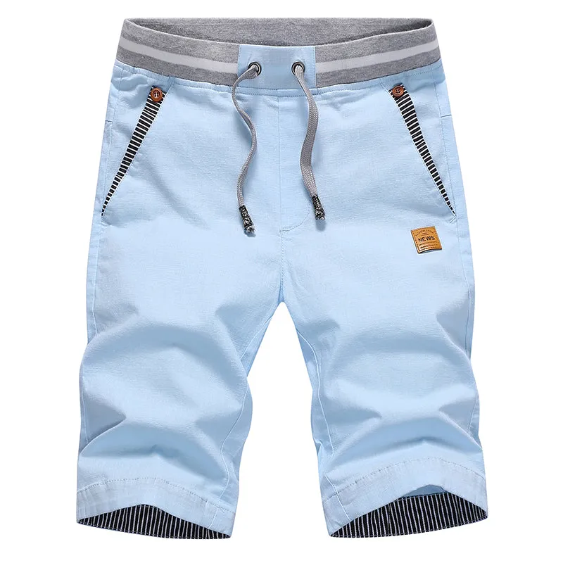 2018 summer solid casual shorts men cargo shorts plus size 4XL  beach shorts M-4XL AYG36