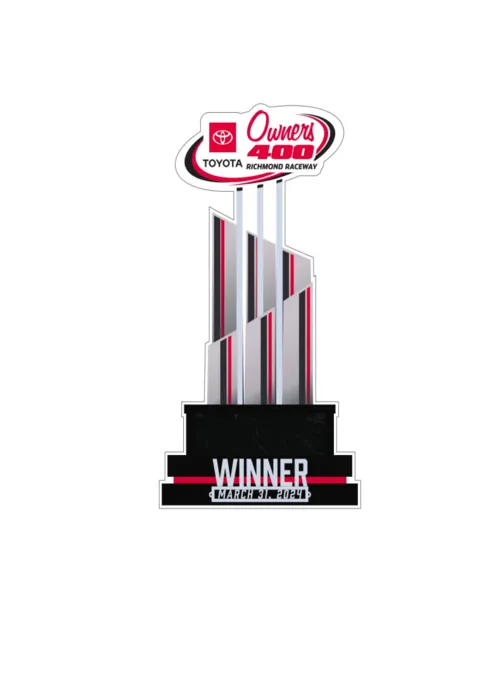 2024 Toyota Owners 400 Layered Trophy Hatpin
