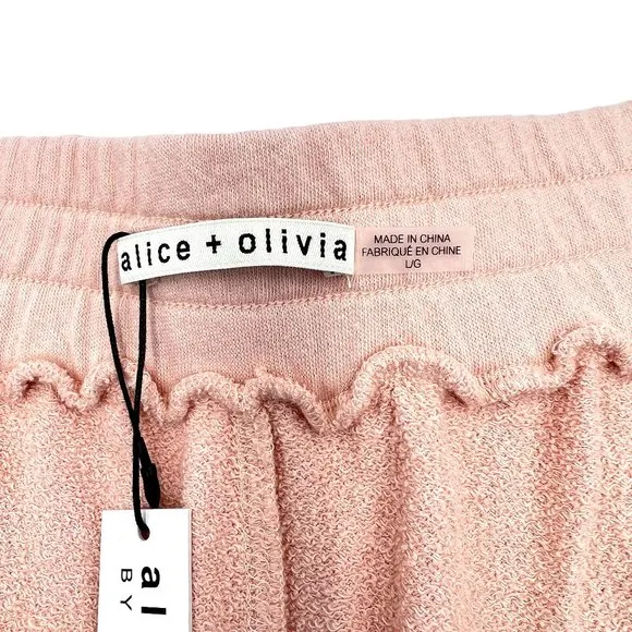 Alice   Olivia French Terry Shorts Size Large