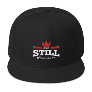 And Still Champion™ embroidered snapback cap