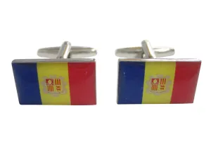 Andorra Flag Cufflinks