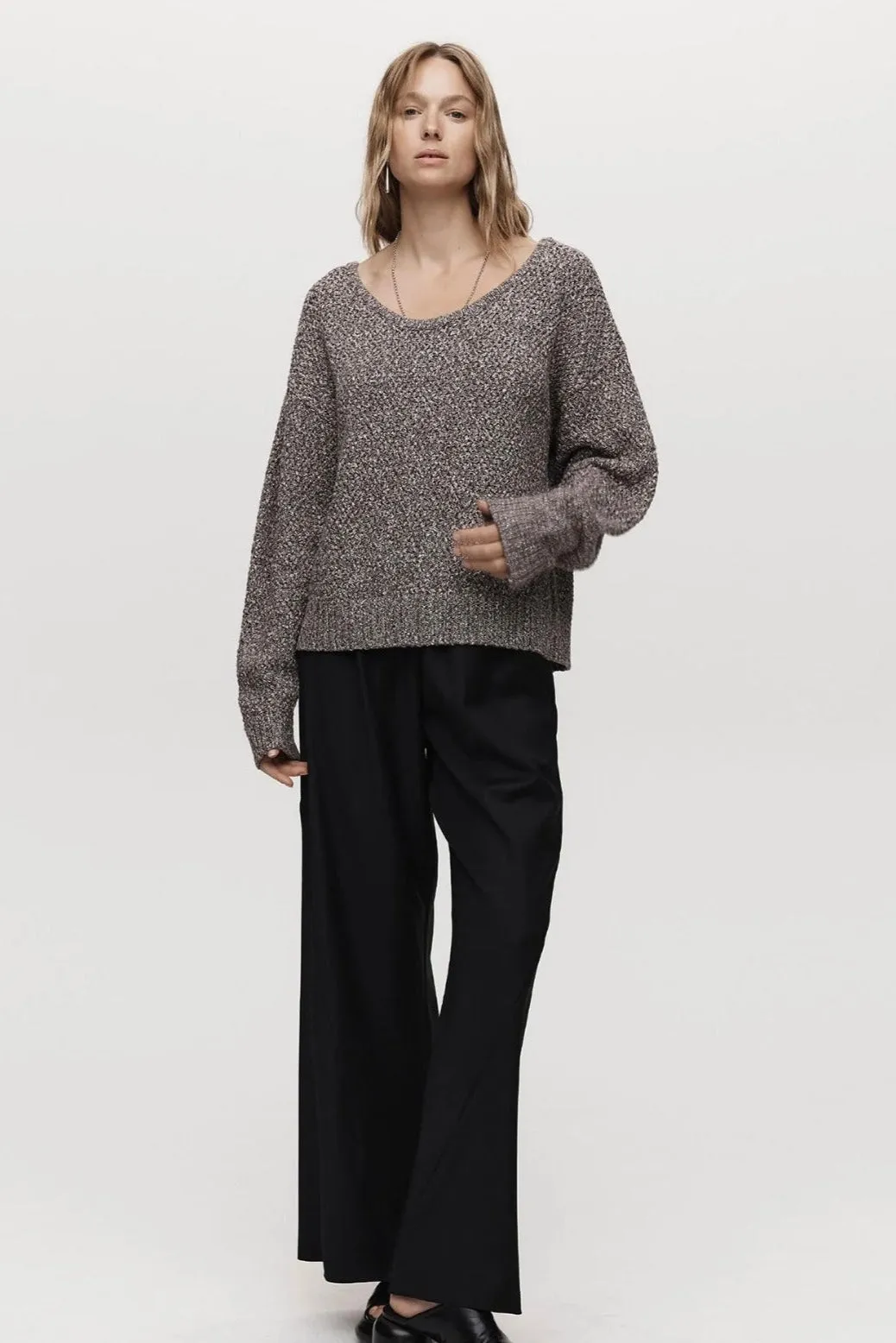 Auguste Jumper Chocolate Melange