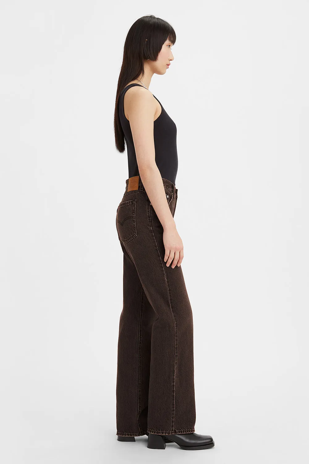 Baggy Bootcut Jeans Chroma Acid Chicory Coffee