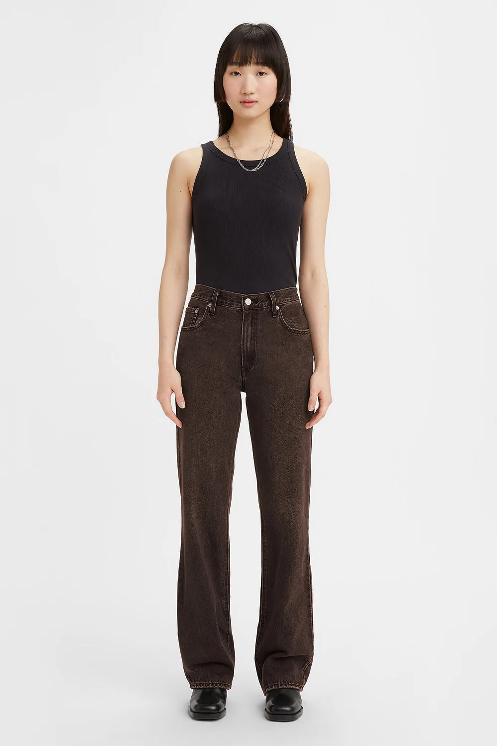 Baggy Bootcut Jeans Chroma Acid Chicory Coffee