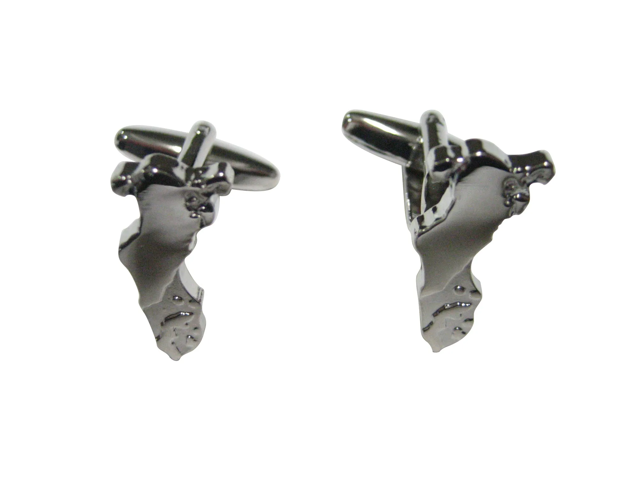 Bahrain Map Shape Cufflinks