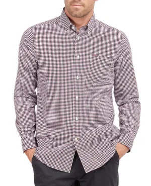 Barbour Mens Padshaw Tailored Shirt Rich Red