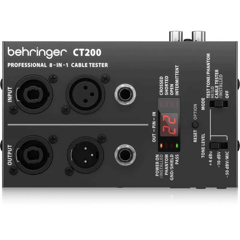 Behringer CT200 8-in-1 Cable Tester
