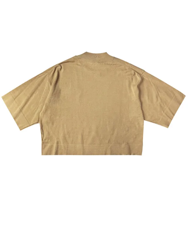 BENECIA 12 Half Neck Boxy Part 7 - Camel