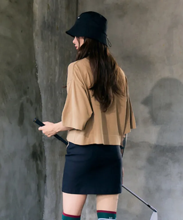 BENECIA 12 Half Neck Boxy Part 7 - Camel
