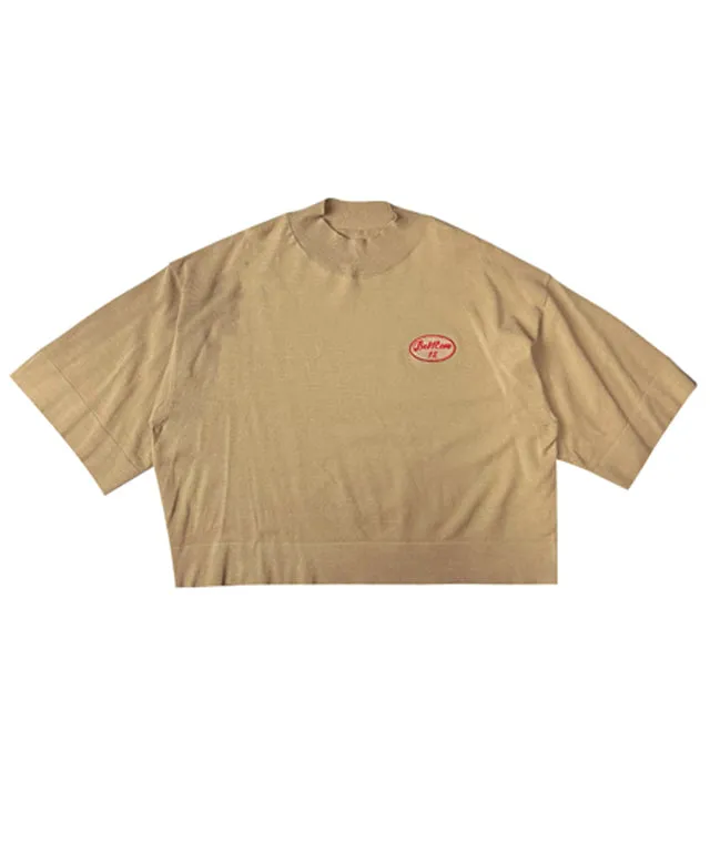 BENECIA 12 Half Neck Boxy Part 7 - Camel