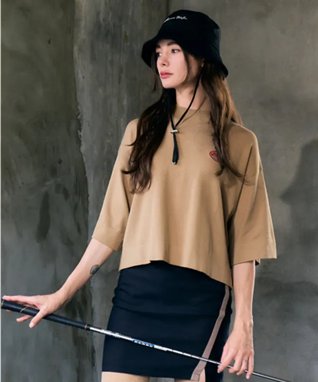 BENECIA 12 Half Neck Boxy Part 7 - Camel