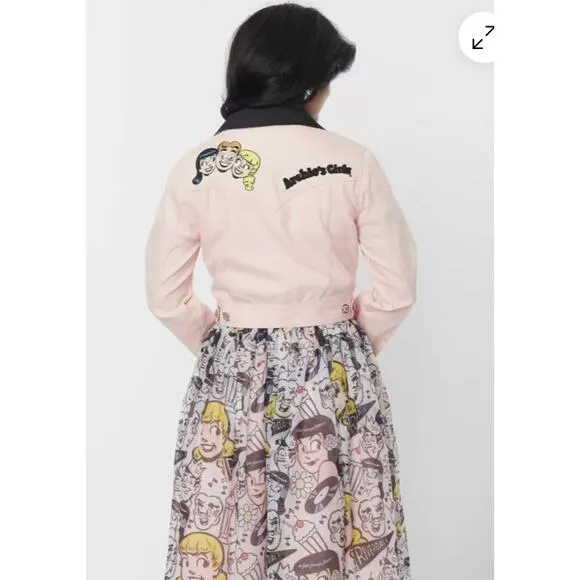 Betty &amp; Veronica x Unique Village Archie Girls Jacket Size L NWT