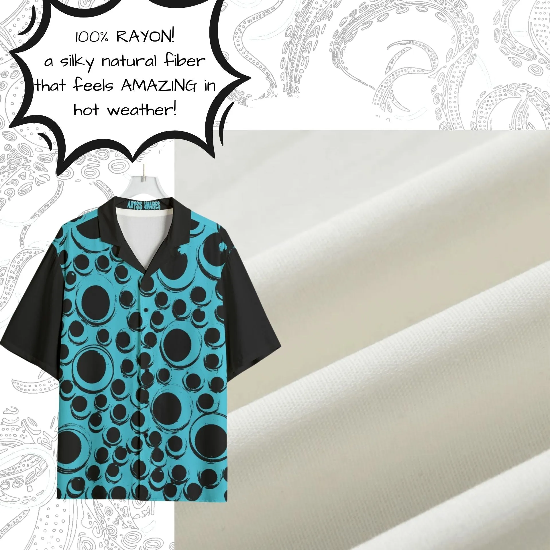 Billie Ocean Eyeballs Bowling Shirt