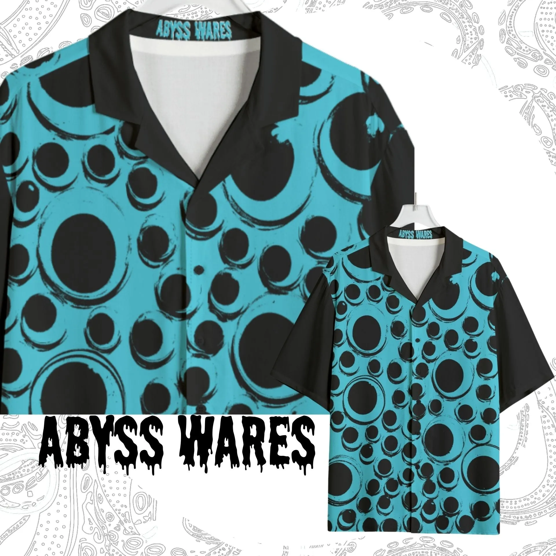 Billie Ocean Eyeballs Bowling Shirt