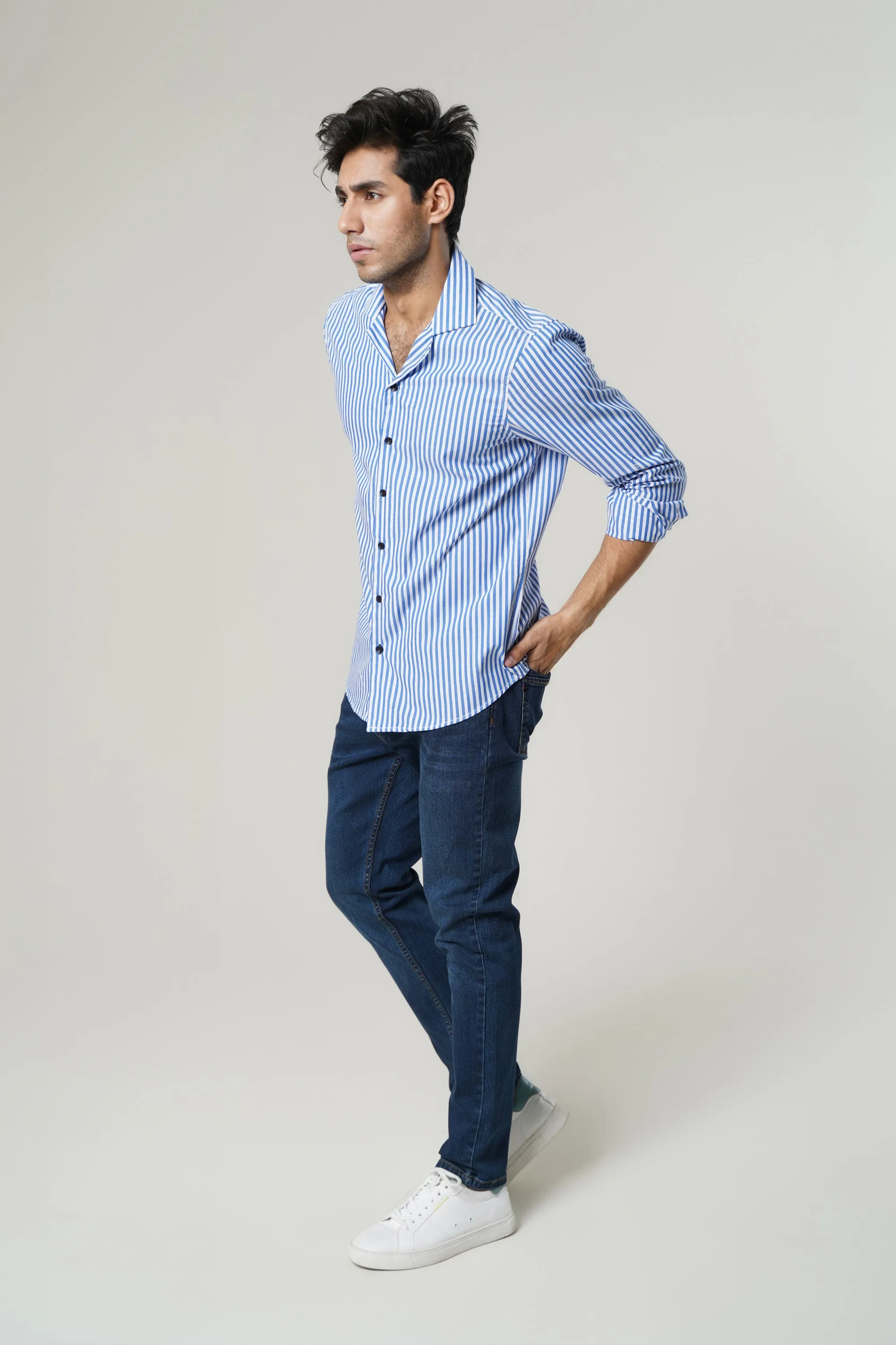 Bivety Blue Shirt