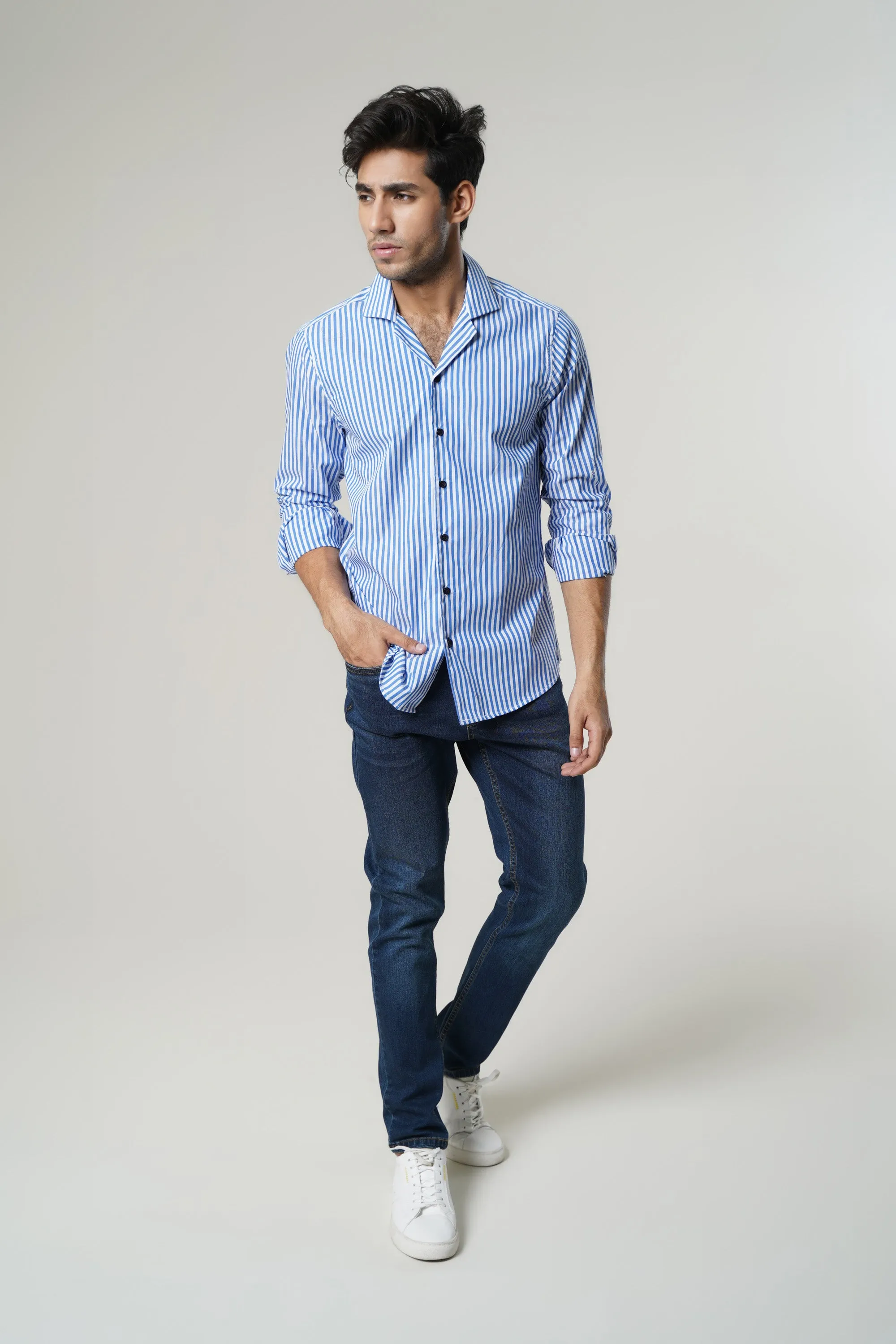 Bivety Blue Shirt