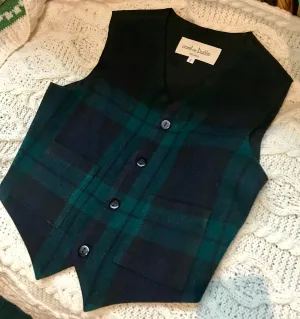 Blackwatch Tartan Wool Vest