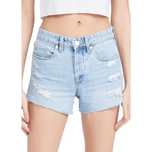 [BLANKNYC] Womens Luxury Clothing Indigo Barrow Vintage High Rise Denim Shorts