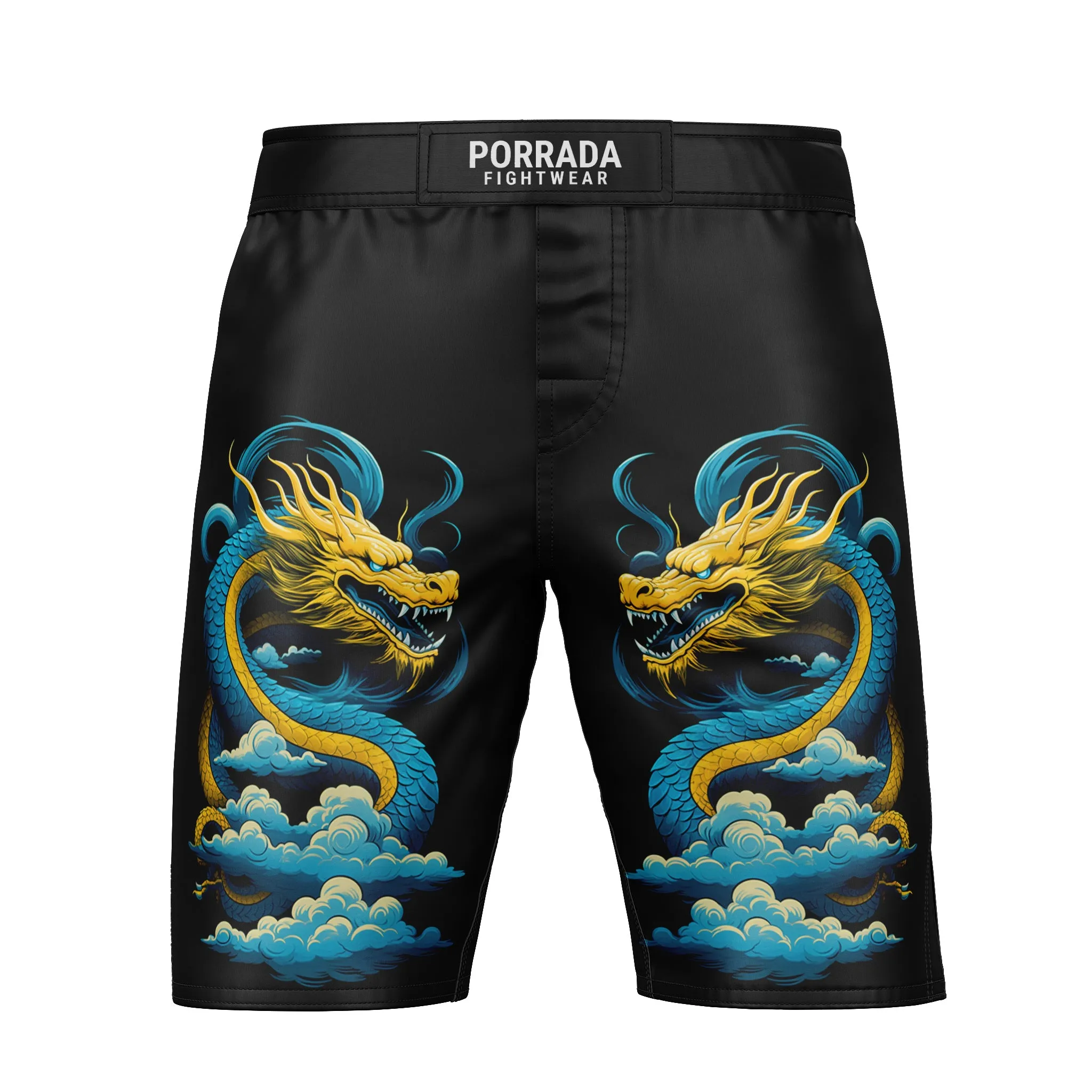 BLUE DRAGON FIGHT SHORTS
