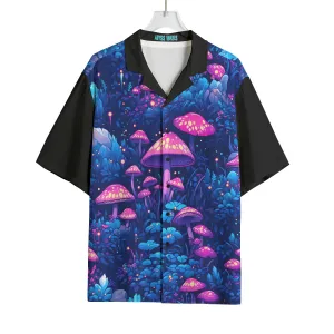 Blue Shroom Bowling Shirt