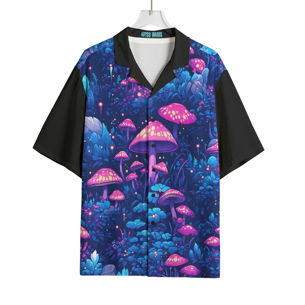 Blue Shroom Bowling Shirt