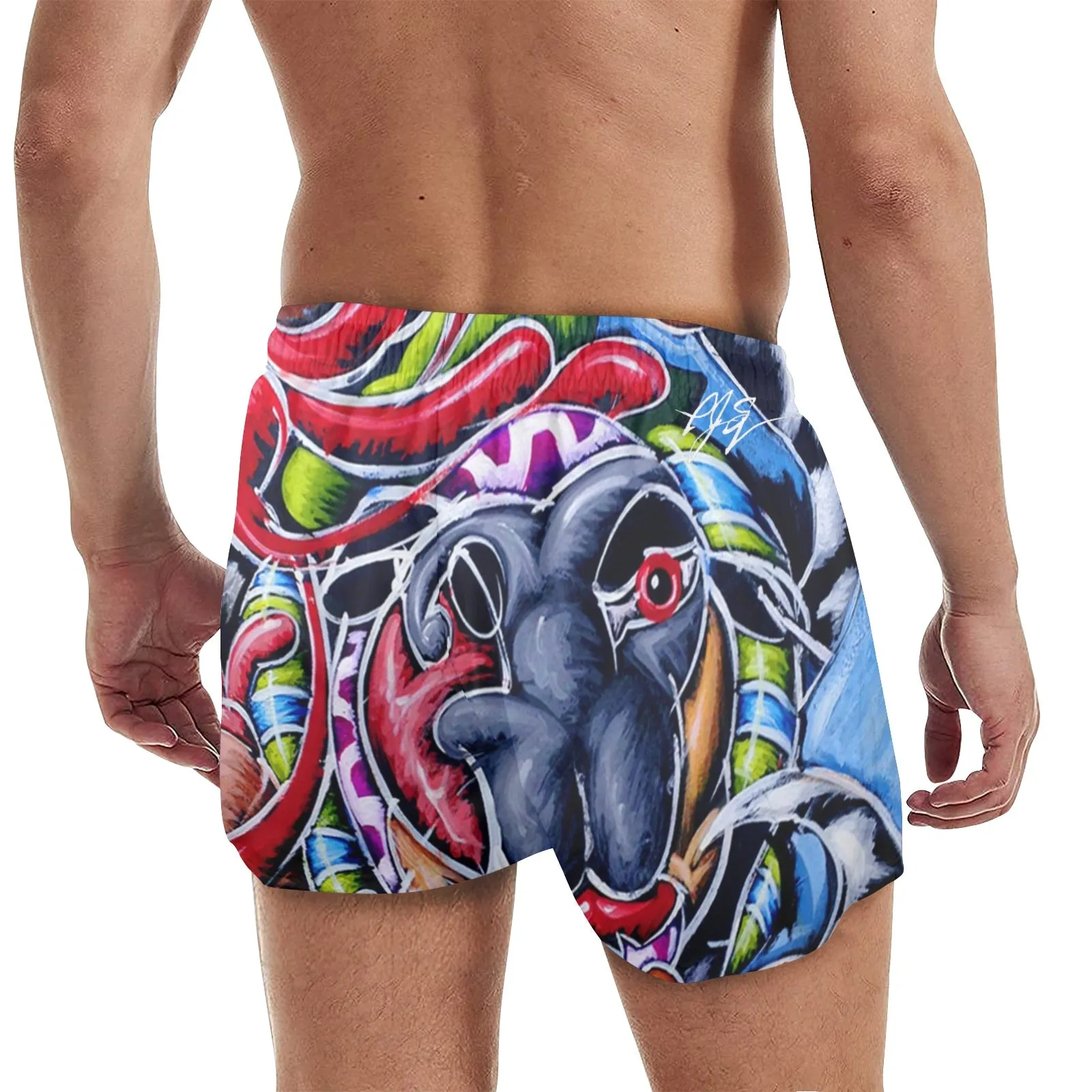 Bovine Methane Men's Beach Shorts