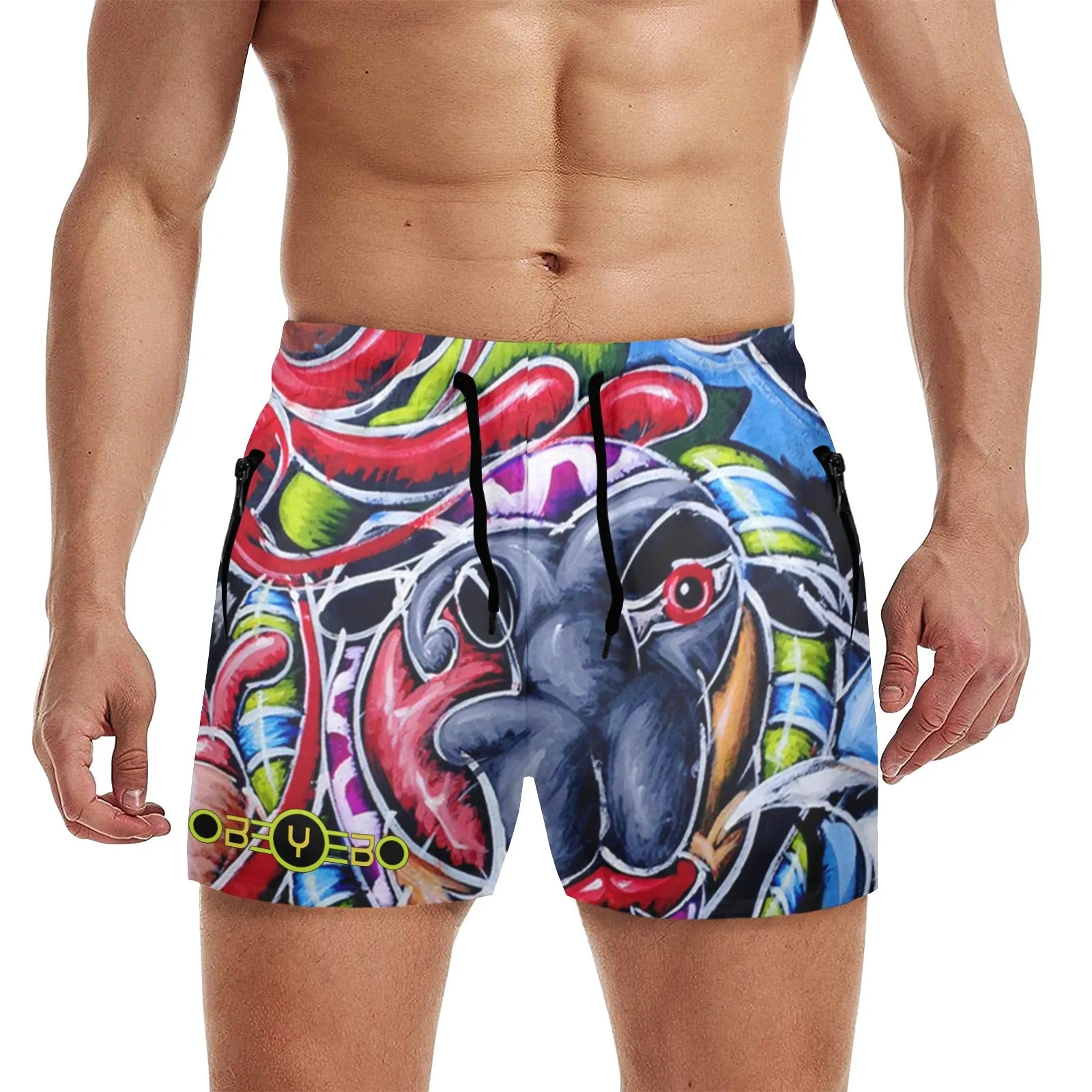 Bovine Methane Men's Beach Shorts