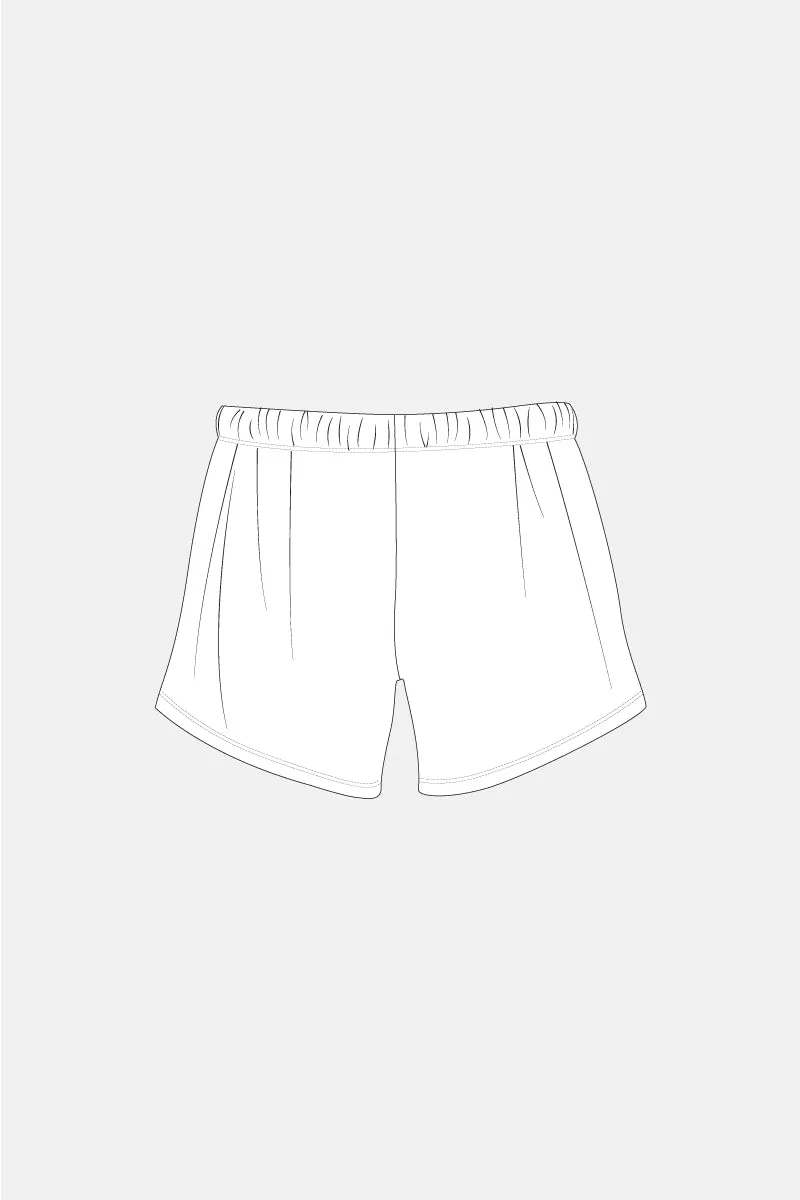 Boys White Matt MAG Shorts