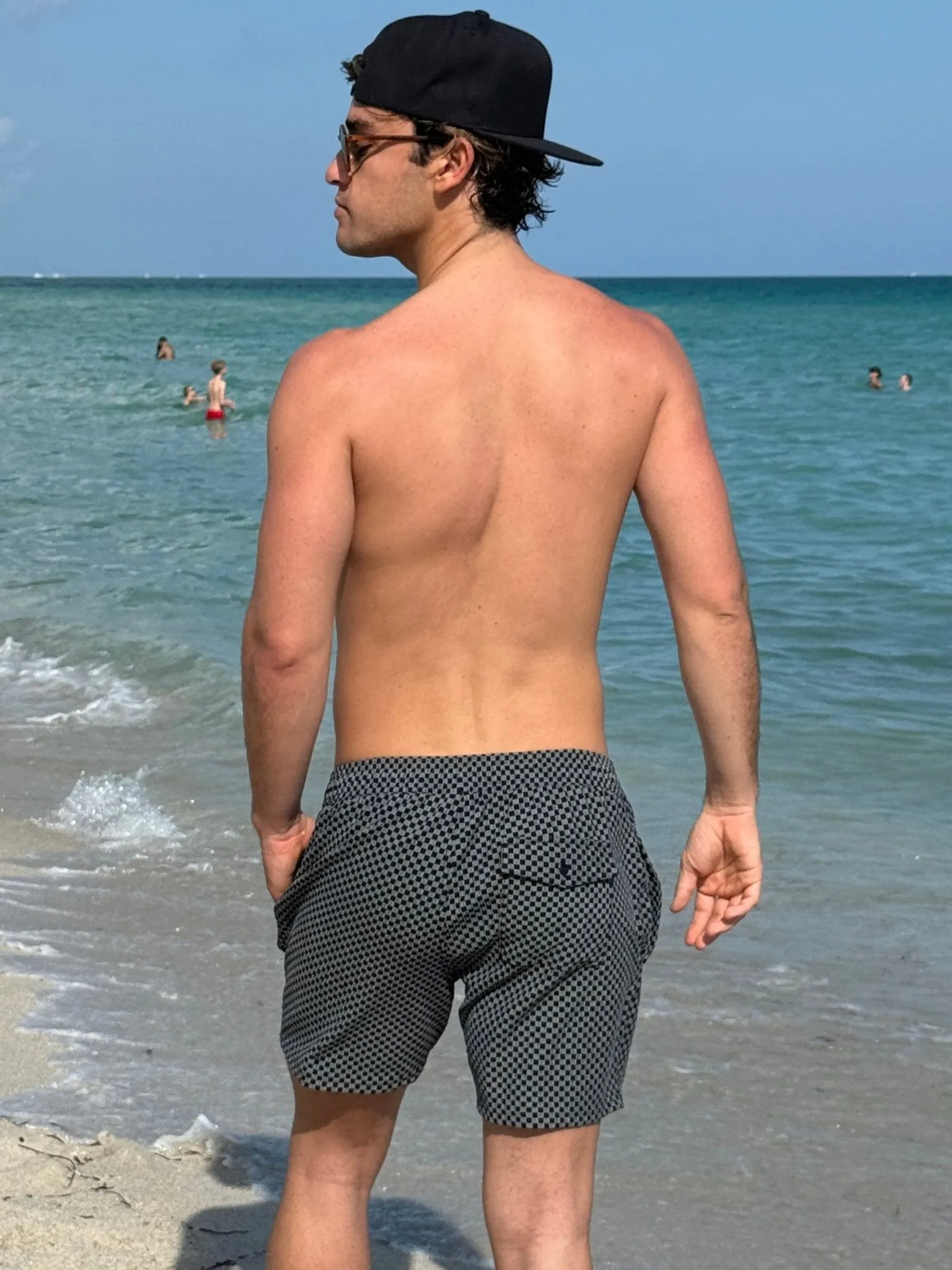 Breakers Men's Short - Black Check