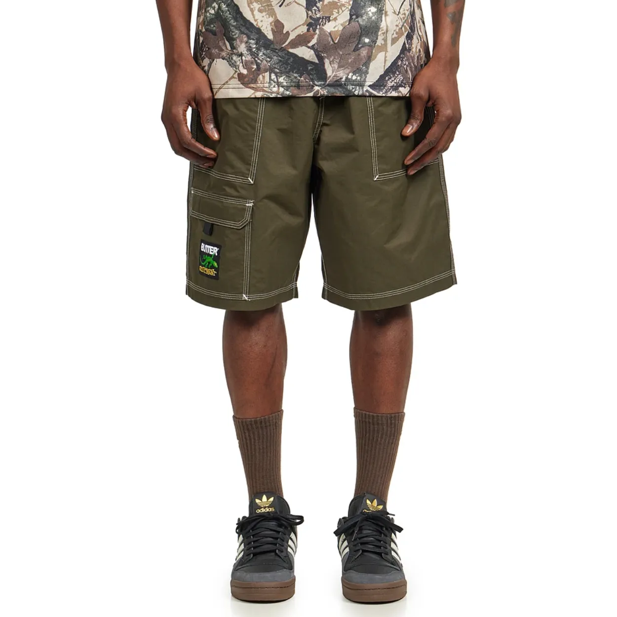 Butter Goods Climber Shorts | Army Green