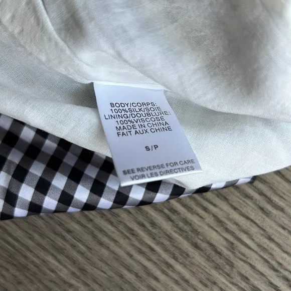 CAMI NYC Matilda gingham silk-charmeuse shorts size 2 209$