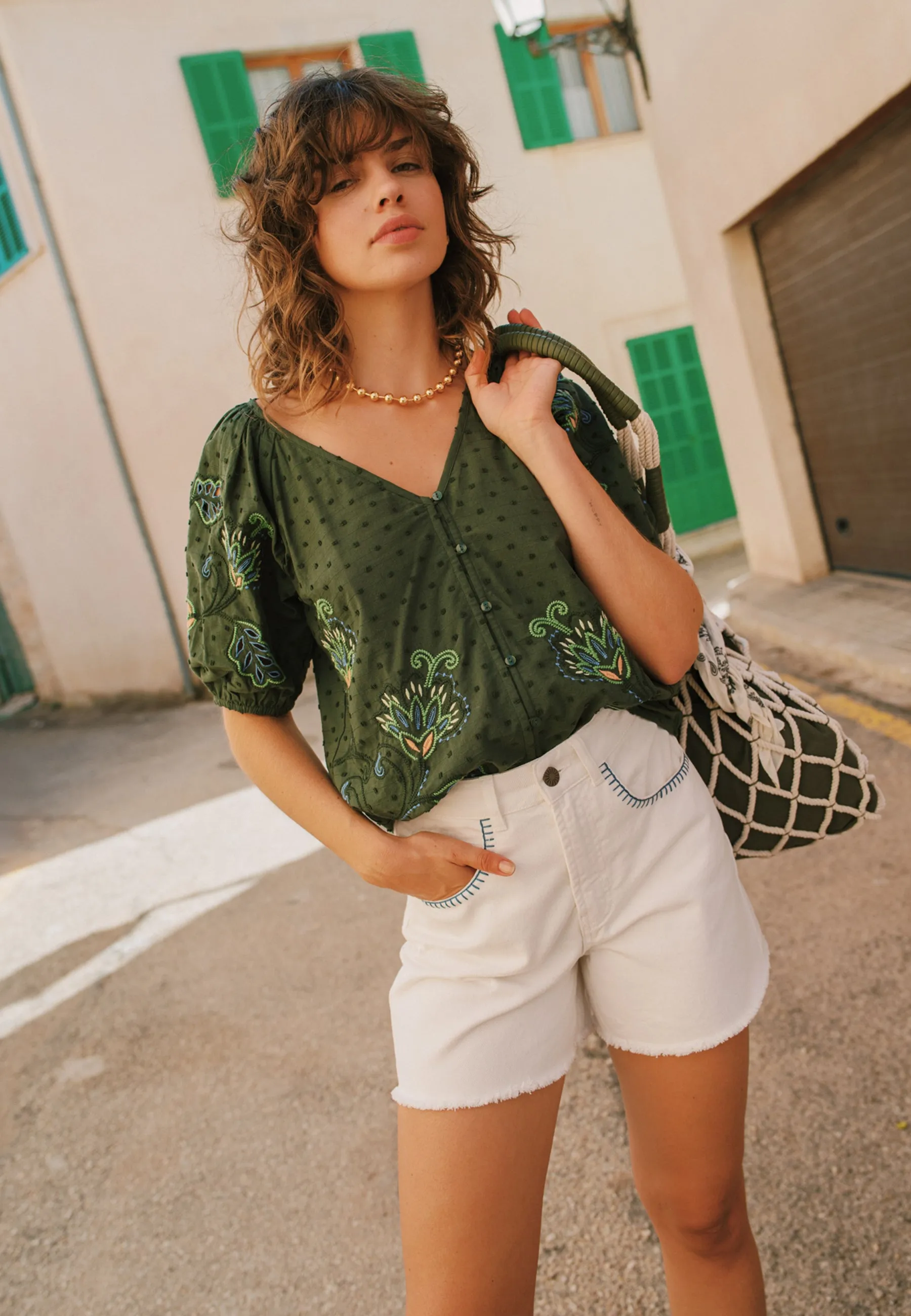 CARLA shorts | white