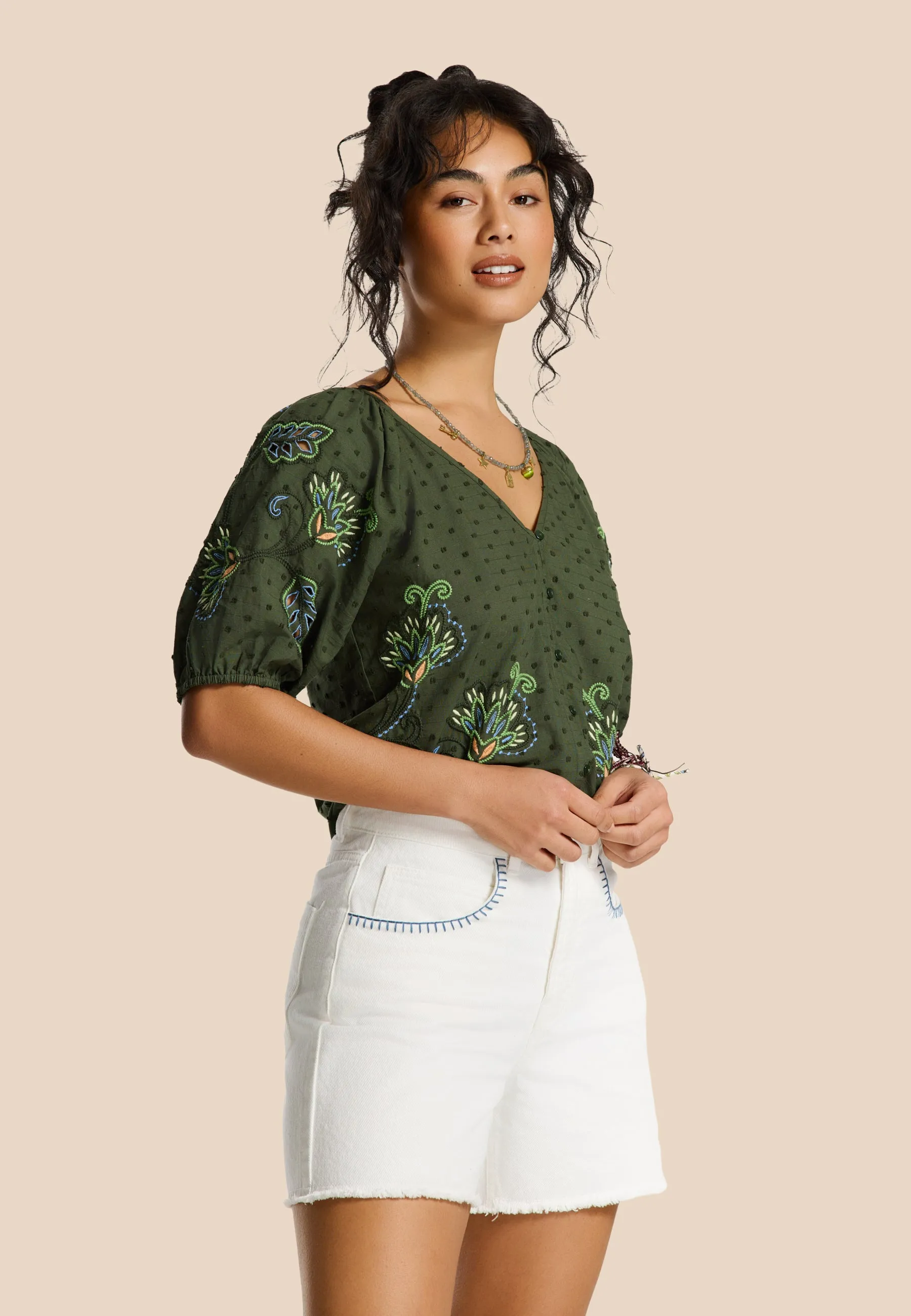 CARLA shorts | white