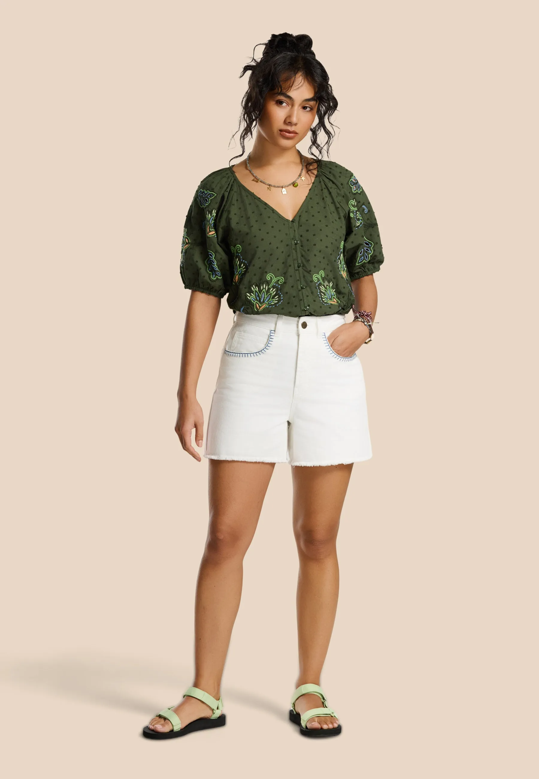 CARLA shorts | white