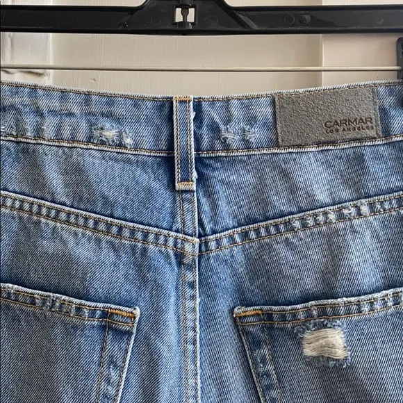 Carmar High Rise Relaxed Jean Shorts Size 27 NWT