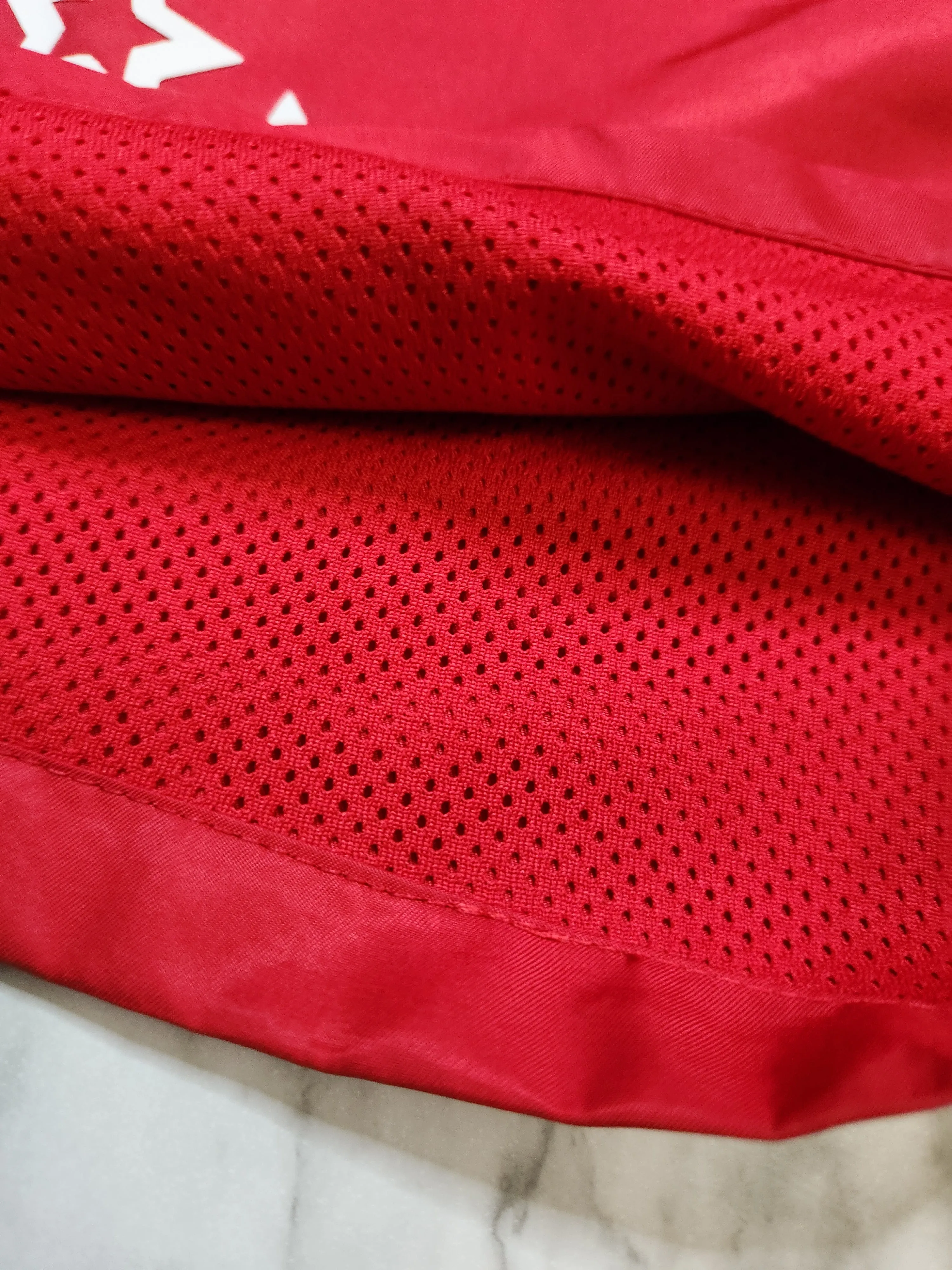 Centre Ave Windbreaker Shorts (Red)