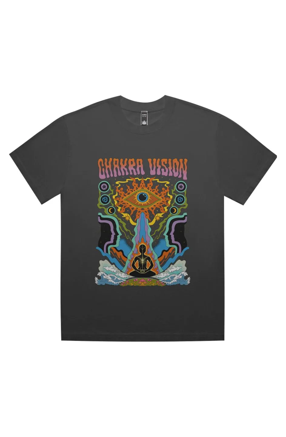Chakra Vision - Heavy Faded Sustainable Tee