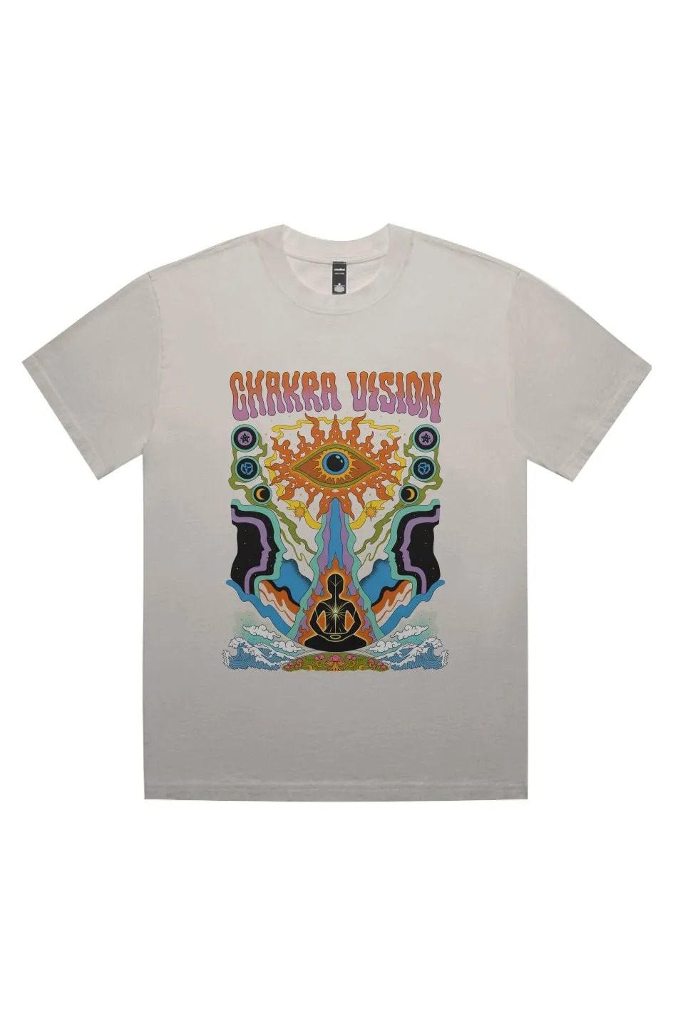 Chakra Vision - Heavy Faded Sustainable Tee