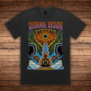 Chakra Vision - Heavy Faded Sustainable Tee