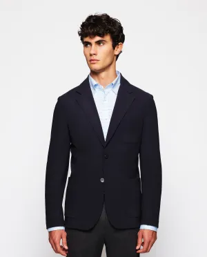 CHAQUETA TÉCNICA REGULAR FIT AZUL MARINO