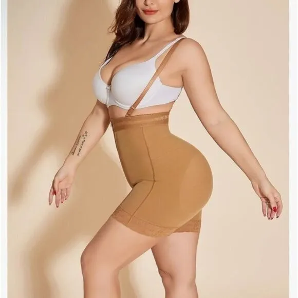 Chinas Dolls Butt Lifter Shapewear Shorts Crotch with Zipper bodysuit Shapewear