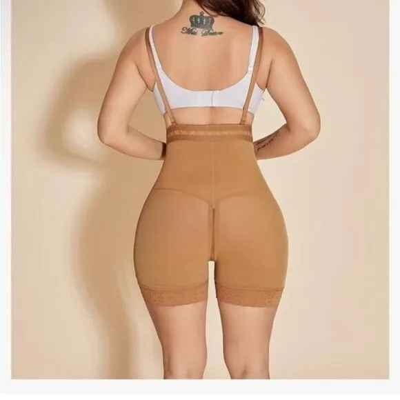 Chinas Dolls Butt Lifter Shapewear Shorts Crotch with Zipper bodysuit Shapewear