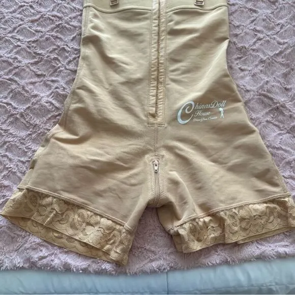 Chinas Dolls Butt Lifter Shapewear Shorts Crotch with Zipper bodysuit Shapewear