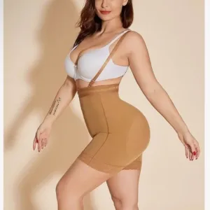 Chinas Dolls Butt Lifter Shapewear Shorts Crotch with Zipper bodysuit Shapewear