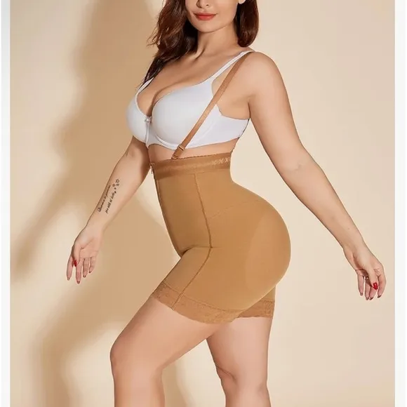 Chinas Dolls Butt Lifter Shapewear Shorts Crotch with Zipper bodysuit Shapewear