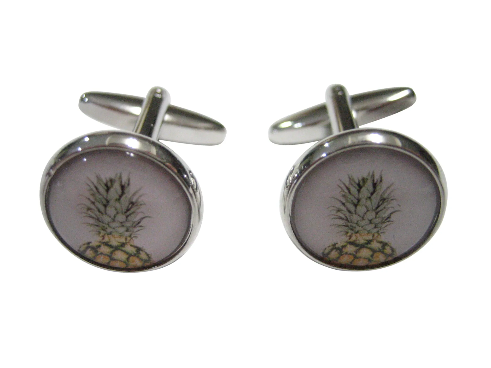 Classic Tropical Pineapple Flower Cufflinks