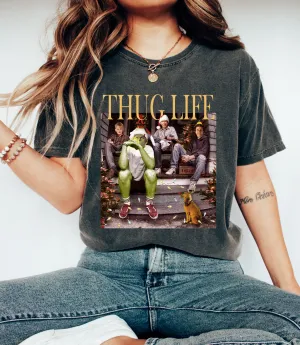Comfort Colors Thug Life Christmas Popular Characters Tee/Christmas Movie Shirt/ Youth and Adult Shirts